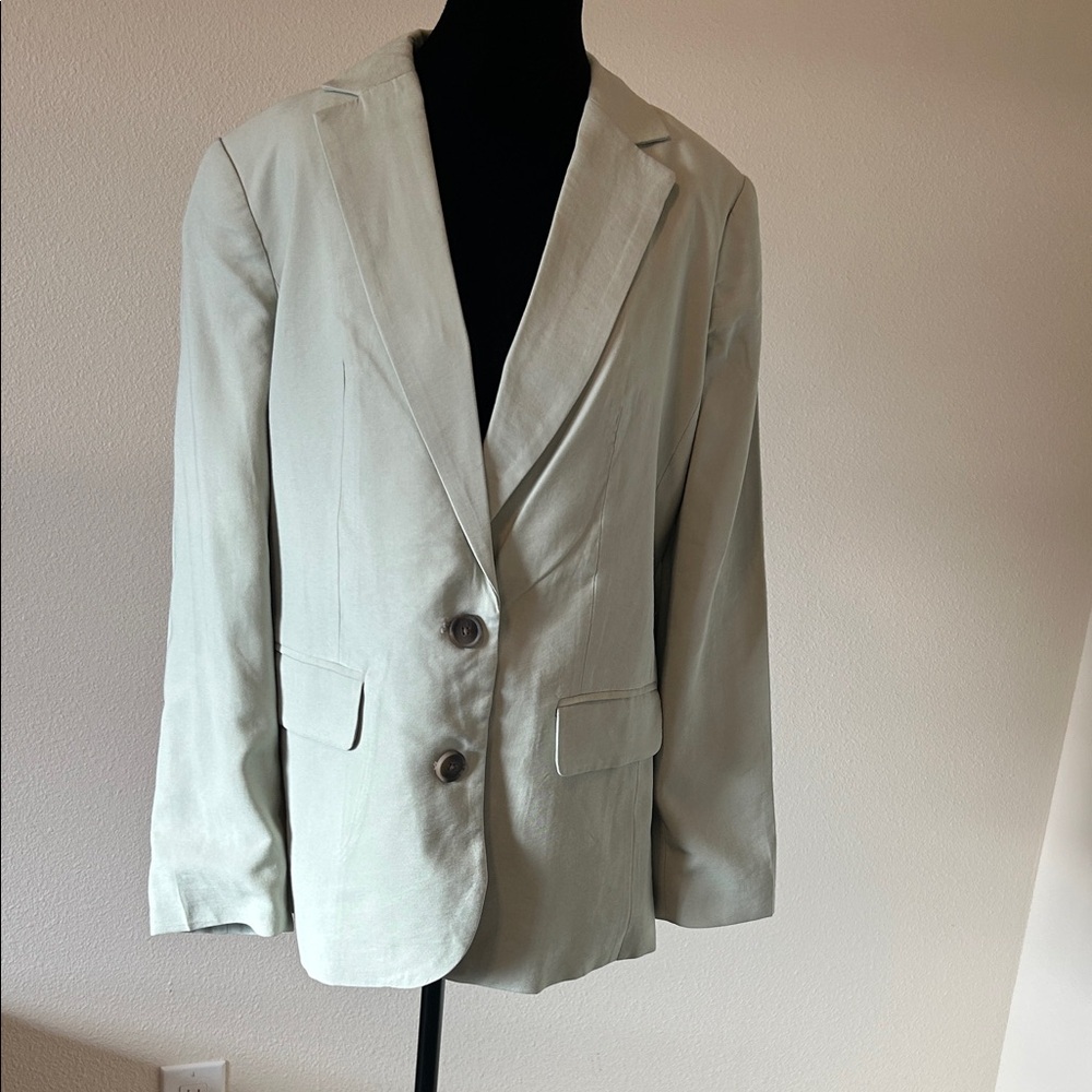 a new day Women's Light Green Blazer